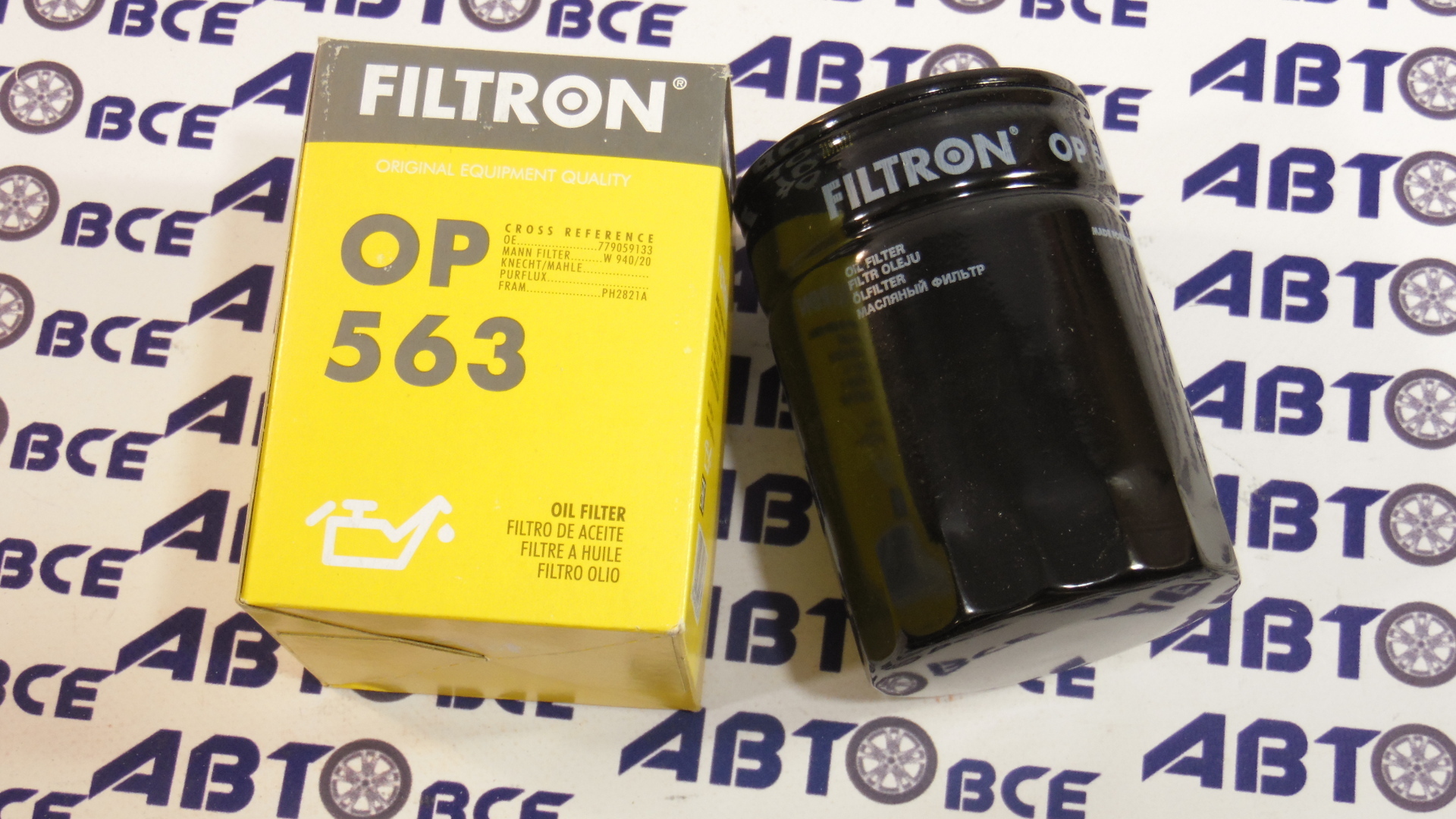 Фильтр масла OP563 FILTRON